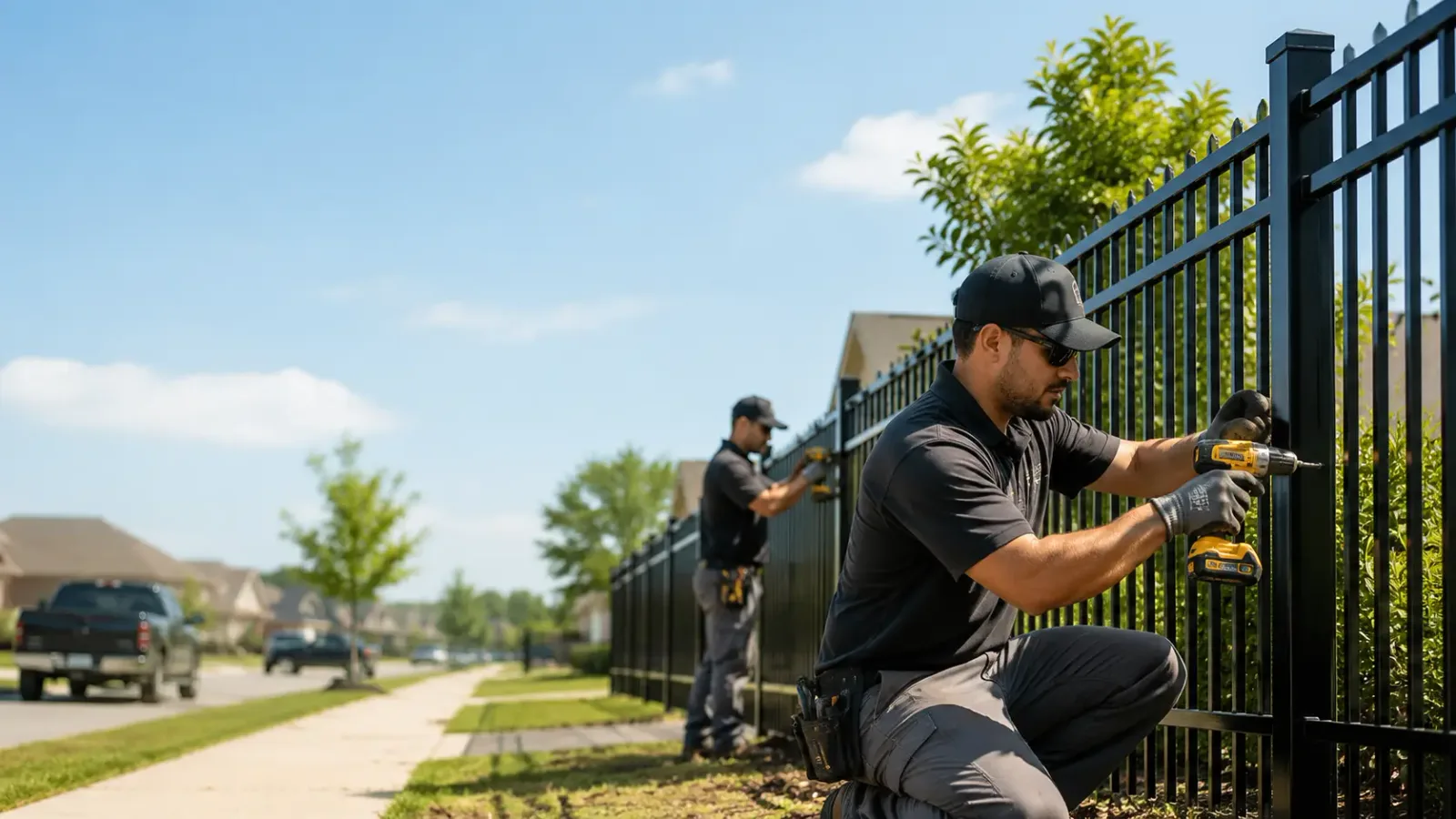 Metal Fence Installation in Red Oak, IA